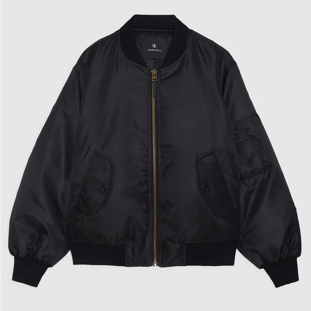 Black Bomber Jacket